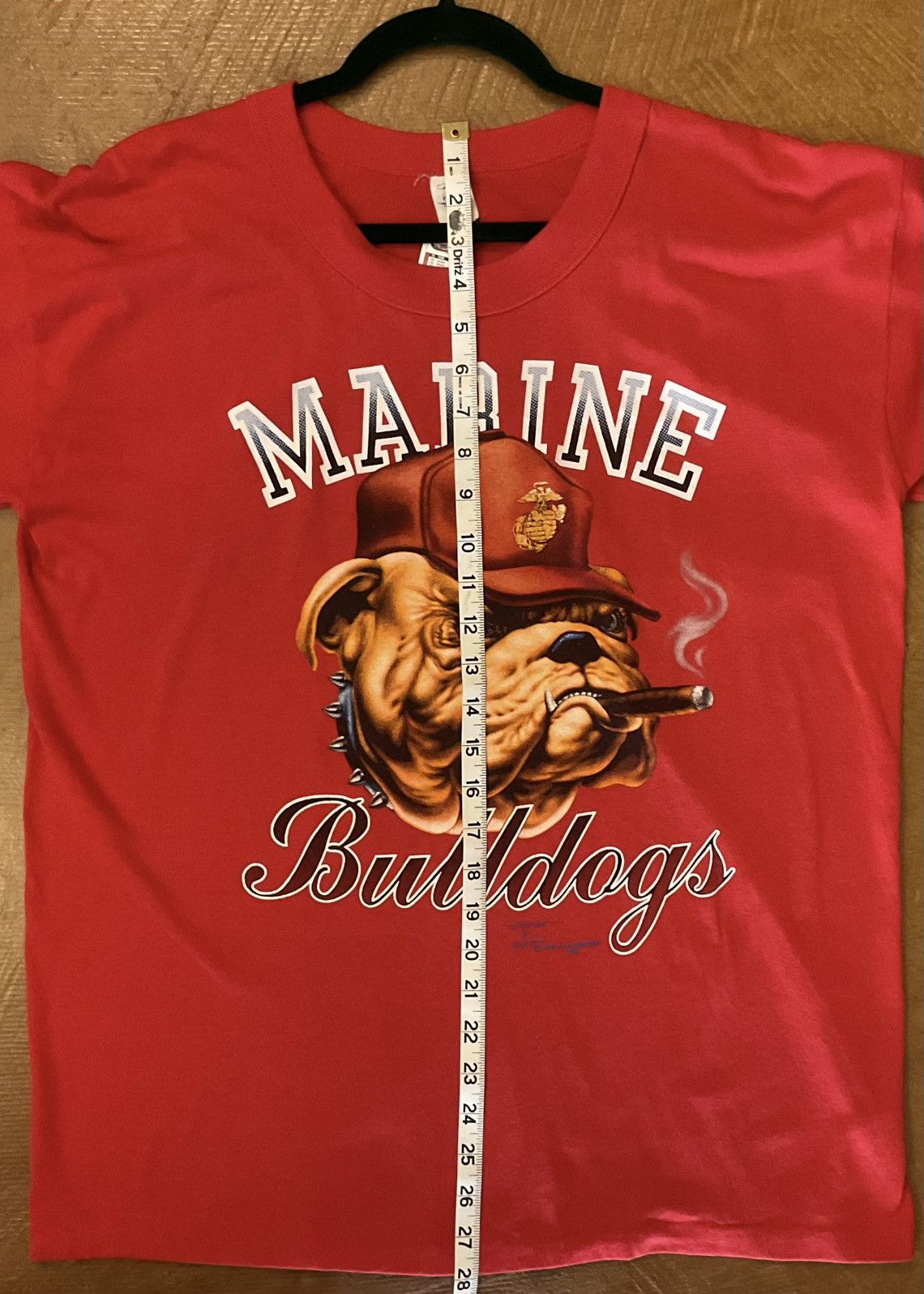 Swingster Vintage Marine Bulldogs Graphic Tee Size US XL / EU 56 / 4 - 3 Thumbnail