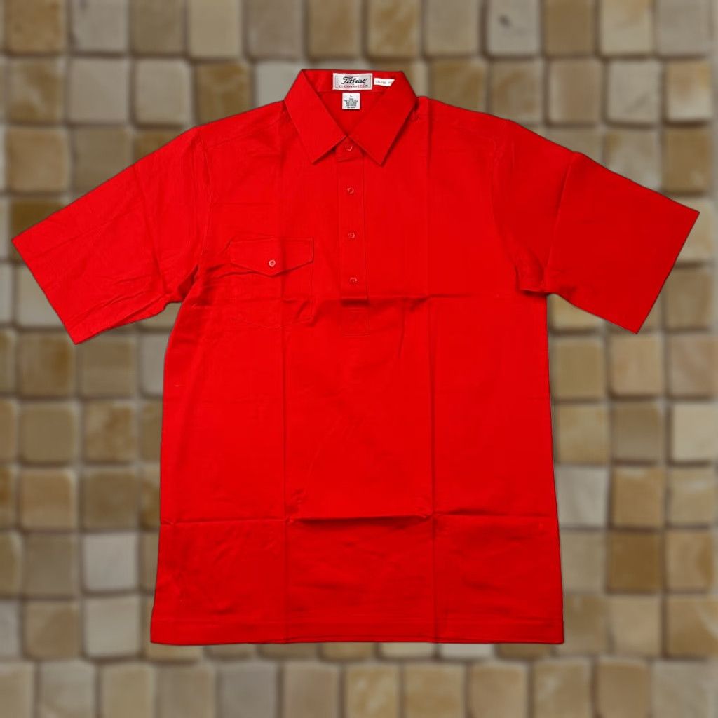Titleist VINTAGE Titleist Golf Polo Shirt Men's Large Red Collared Short Sleeve PGA Logo Embroidered 90s Sports Casual Knit Cotton Pullover Size US L / EU 52-54 / 3 - 1 Thumbnail