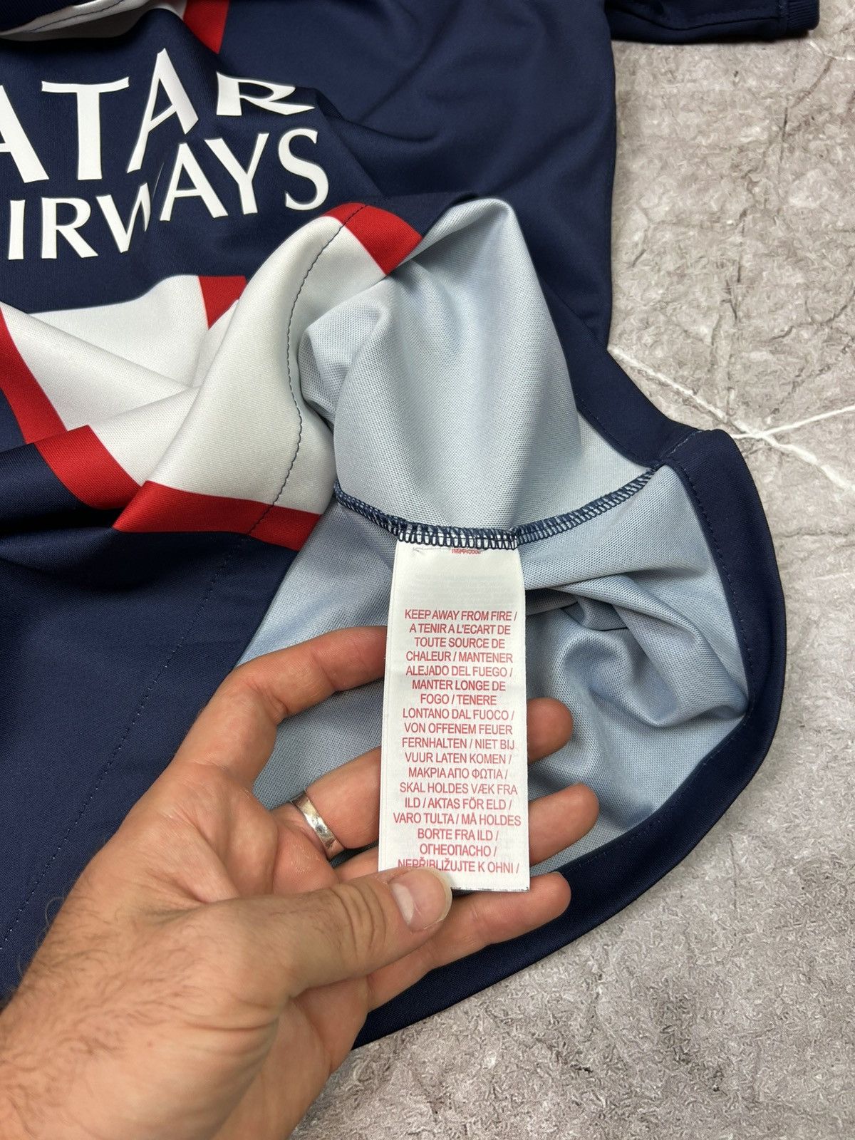 Nike Nike x PSG Jersey Size S Size US S / EU 44-46 / 1 - 7 Thumbnail