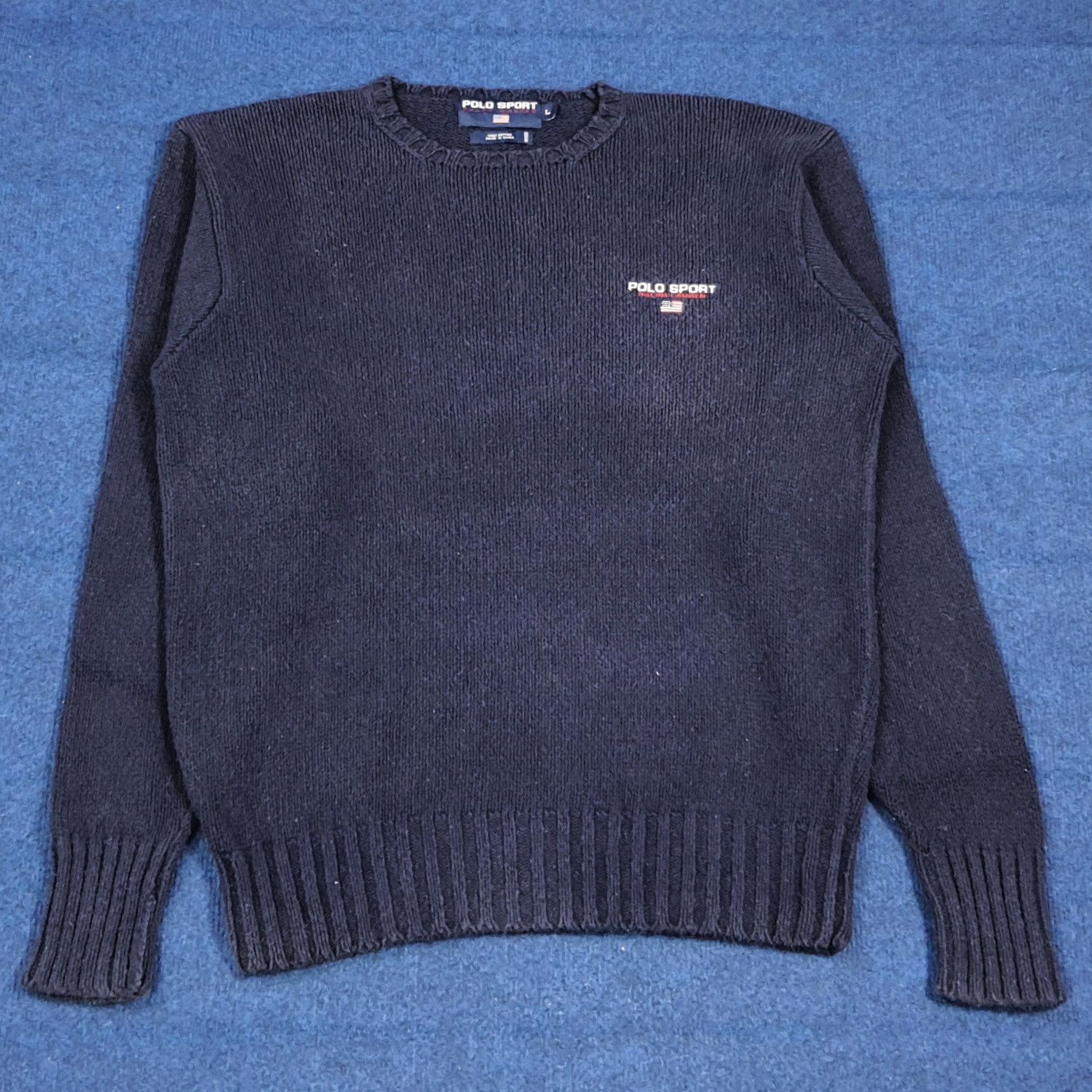 Polo Ralph Lauren Vintage Polo Sport Ralph Lauren Knitwear Sweatshirt C281N20 Size US L / EU 52-54 / 3 - 1 Thumbnail