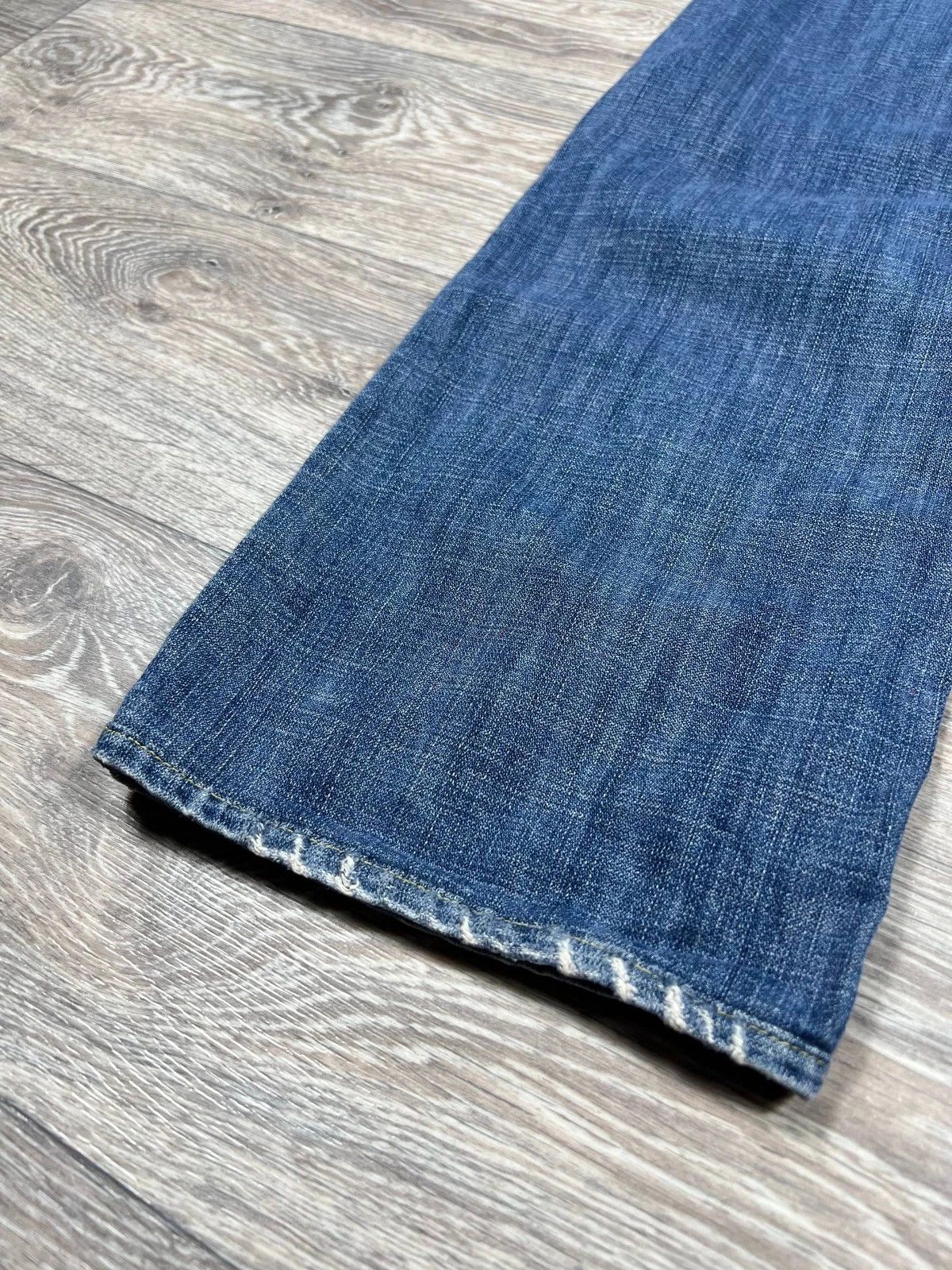 Armani Womens Armani Jeans Vintage Denim Pants Y2K logo distressed Size 30" / US 8 / IT 44 - 10 Thumbnail