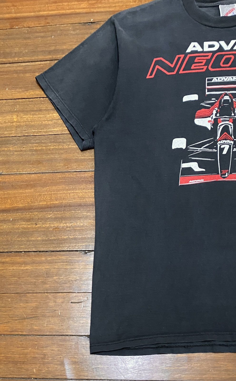 Vintage Very Rare Vintage Brand Advan Formula One T-shirt 1990s Size US L / EU 52-54 / 3 - 4 Thumbnail