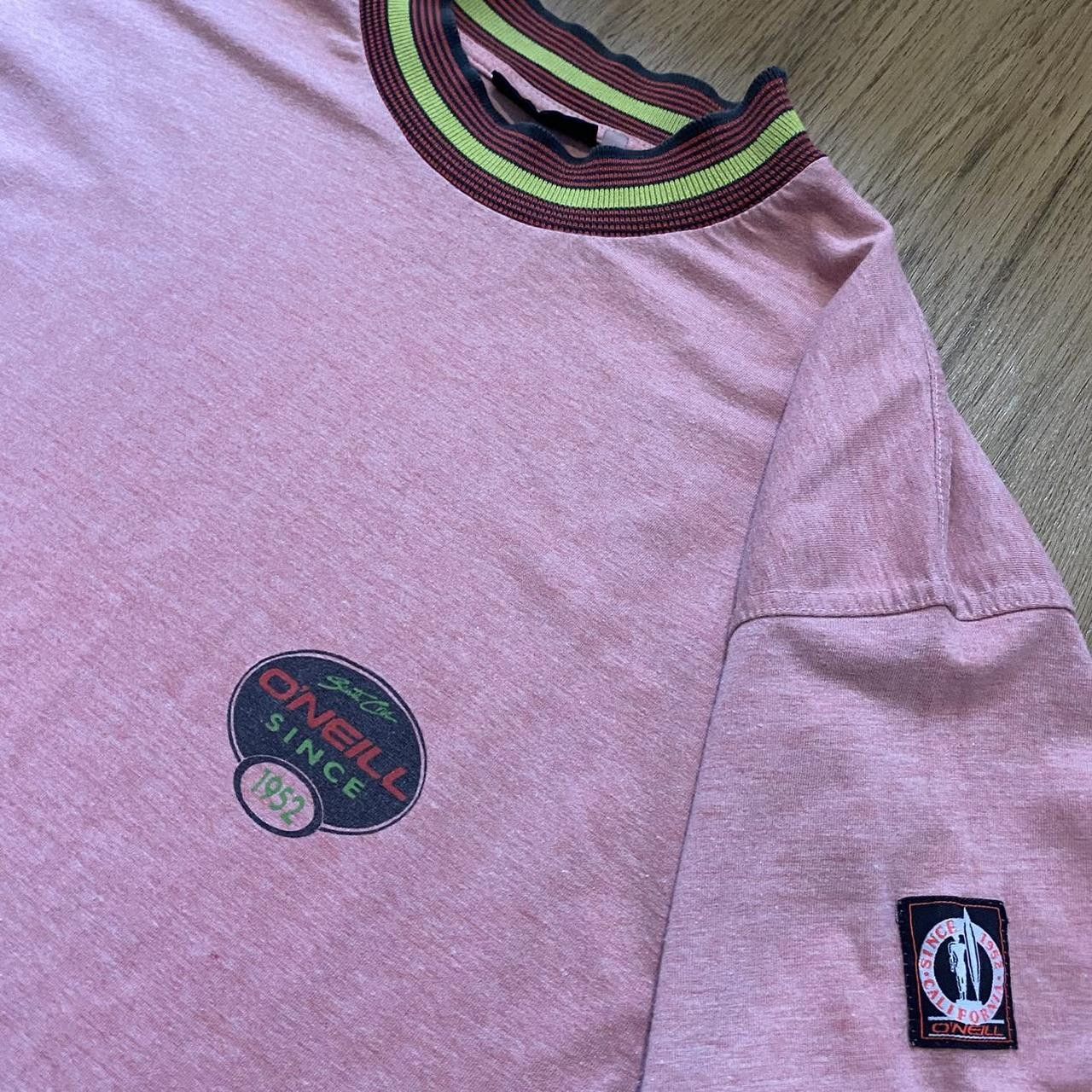 O'Neill 2000s Pink O'Neill cotton t-shirt with a relaxed fit Size US M / EU 48-50 / 2 - 1 Thumbnail