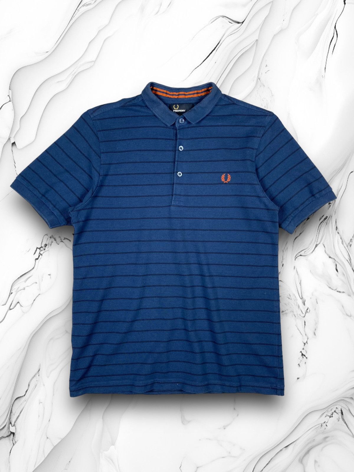 Fred Perry × Vintage Vintage Fred Perry y2k Striped Polo T Shirt Size US M / EU 48-50 / 2 - 1 Thumbnail