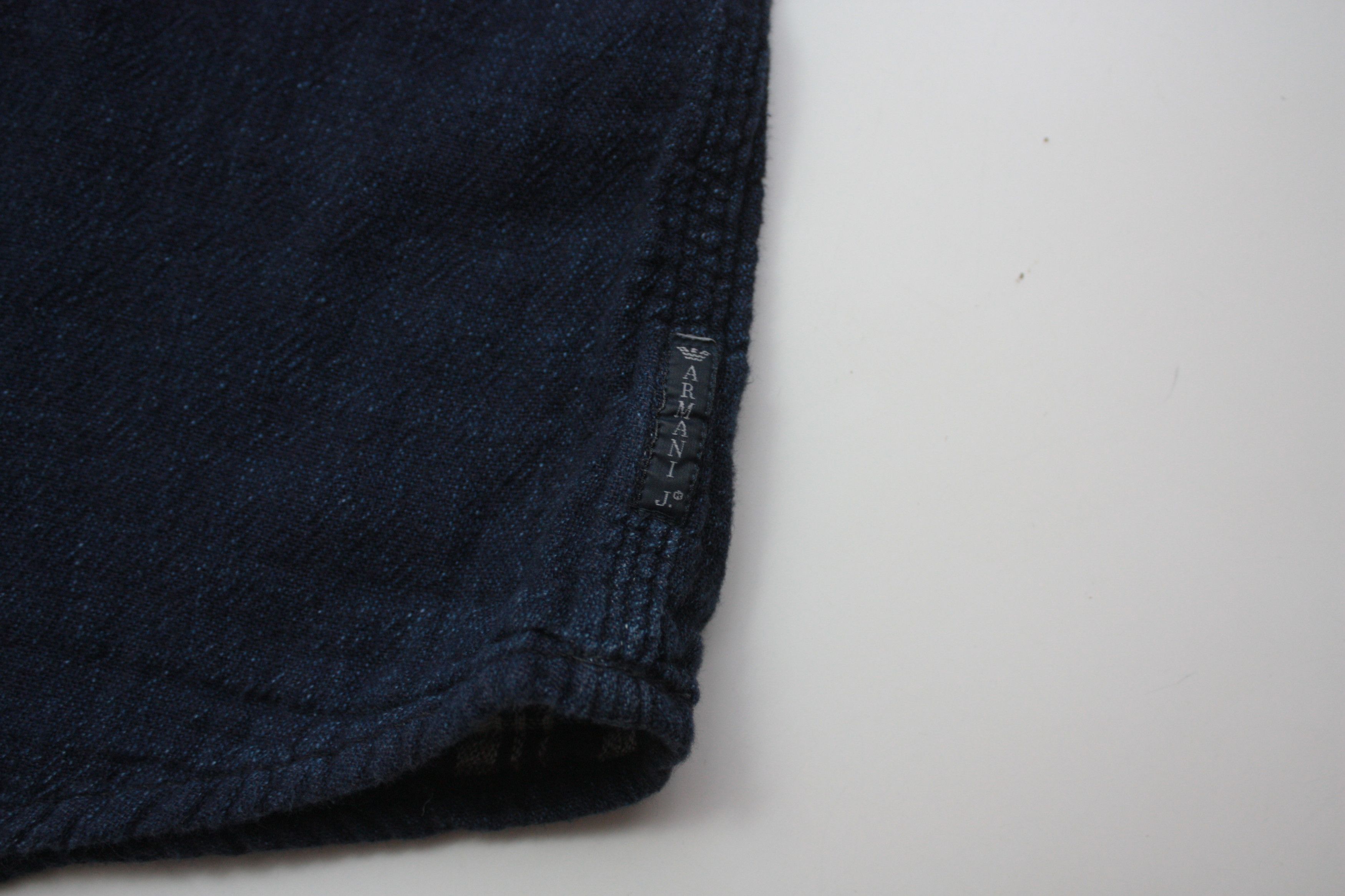 Armani Armani Jeans Navy Long Sleeve Shirt Small Men's Size US S / EU 44-46 / 1 - 7 Thumbnail