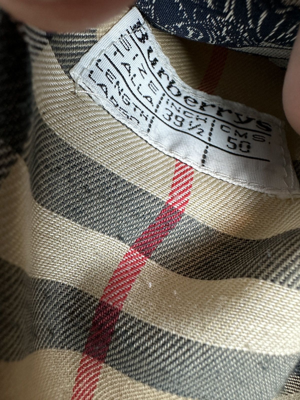 Burberry Prorsum Vintage Burberry nova check trench coat Size US XL / EU 56 / 4 - 8 Thumbnail