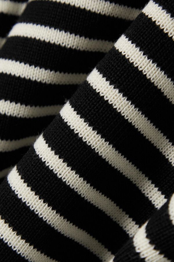 Saint Laurent Paris o1mle0524 Embellished Sweater in Black/White Size S / US 4 / IT 40 - 5 Thumbnail