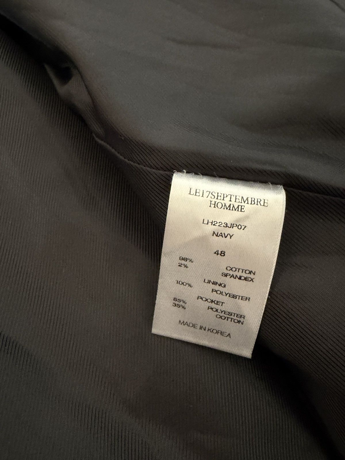 LE17SEPTEMBRE Le17Septembre Corduroy Cotton Jacket Navy Size US M / EU 48-50 / 2 - 6 Thumbnail
