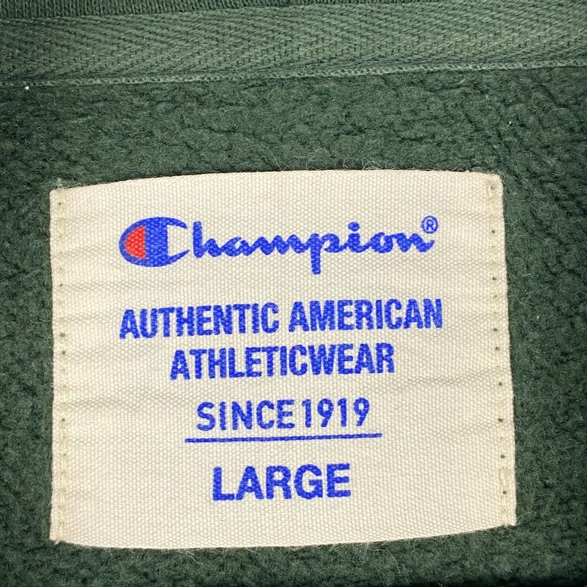 Other Vintage Champion American Big Logo Hoodie Sweater Green Sz L Size US L / EU 52-54 / 3 - 6 Thumbnail