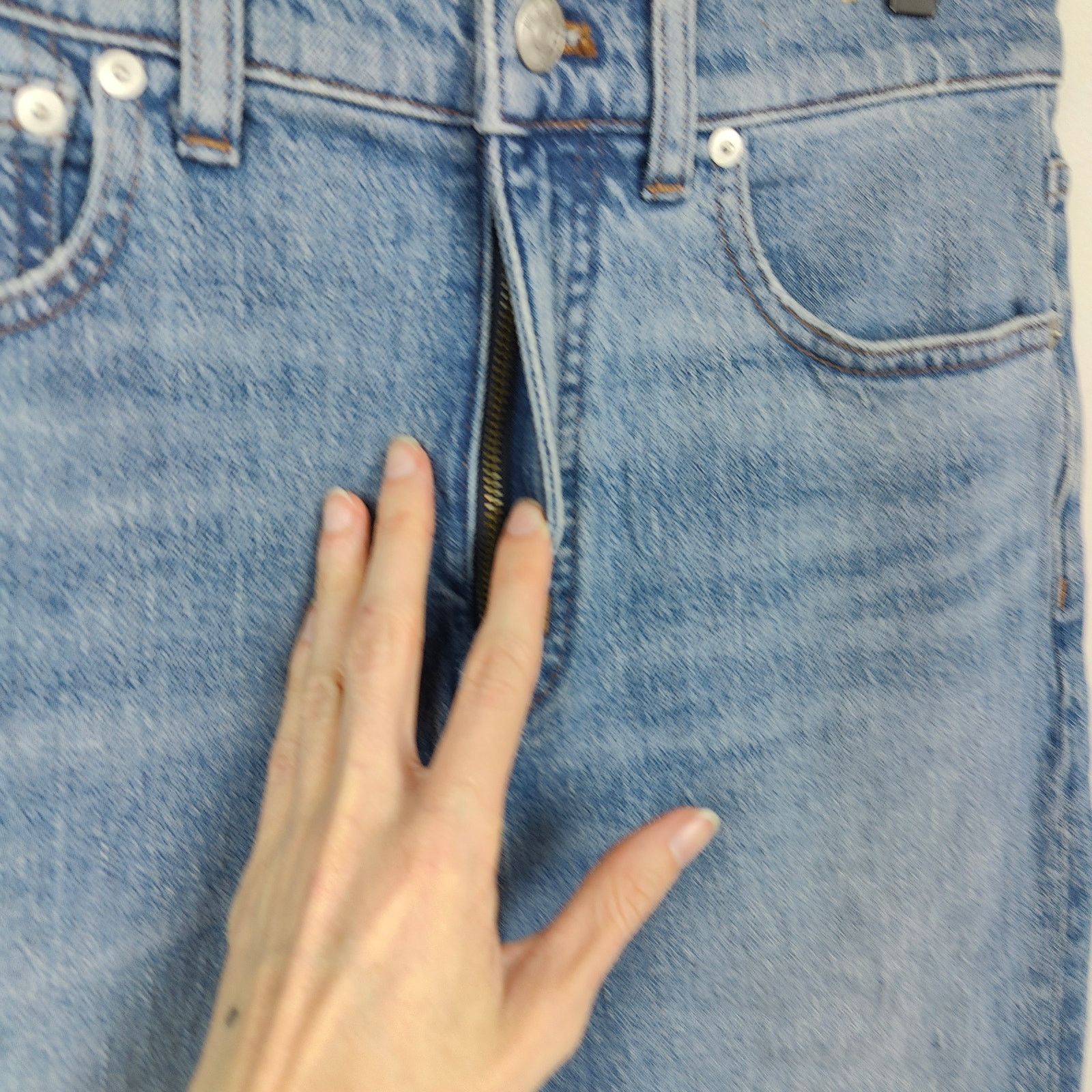 Madewell Madewell The 90s Straight Jeans Womens 26 Rondell Wash Size 26" / US 2 / IT 38 - 2 Thumbnail