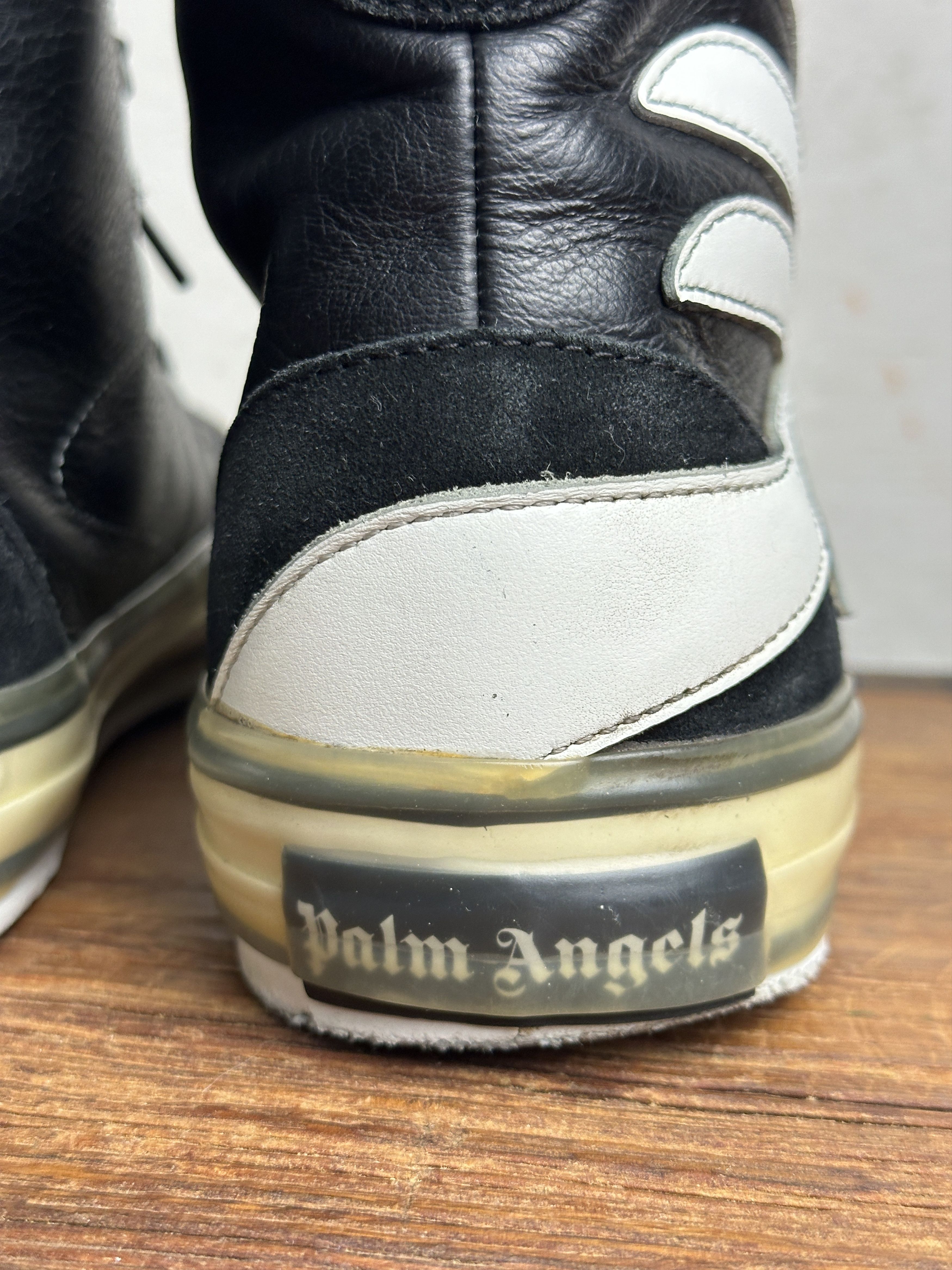Palm Angels Palm Angels Sneakers Vulcanized High Top Black Canvas Rubber Size US 11 / EU 44 - 5 Thumbnail