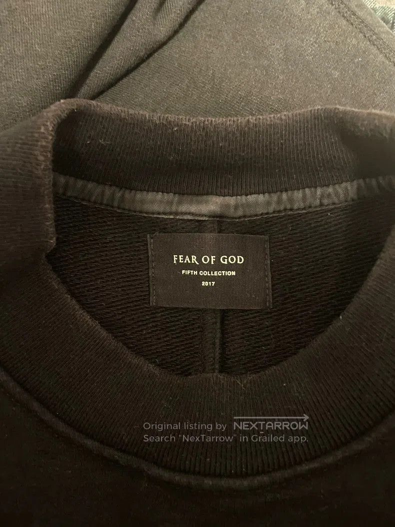 Fear of God Fear of God 5th Sweatshirt Back Logo. Size US M / EU 48-50 / 2 - 3 Thumbnail