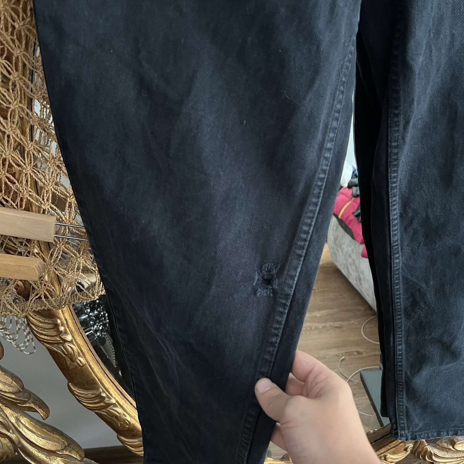 Levi's Vintage 90s Levi’s Silvertab faded black distressed Size US 32 / EU 48 - 3 Thumbnail