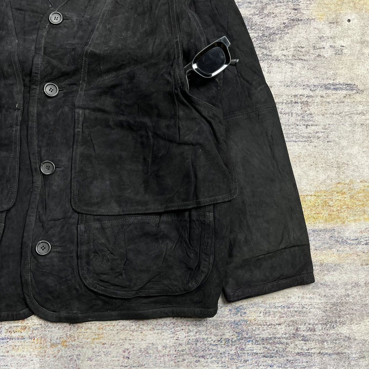 Hai Sporting Gear × Issey Miyake Hai Sporting Gear Issey Miyake suede leather hunting jacket Size US M / EU 48-50 / 2 - 5 Thumbnail
