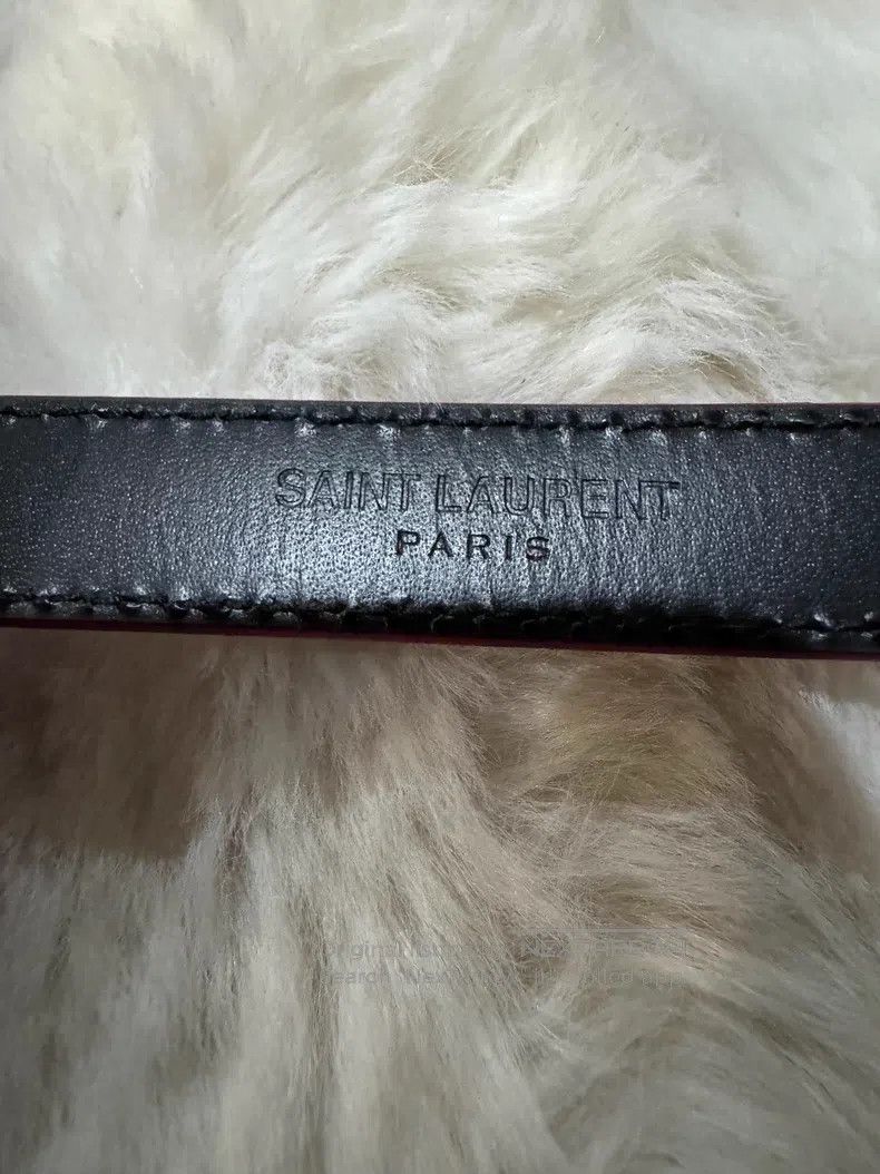 Saint Laurent Paris Saint Laurent Paris Gold Logo Tassel Belt Size ONE SIZE - 5 Thumbnail