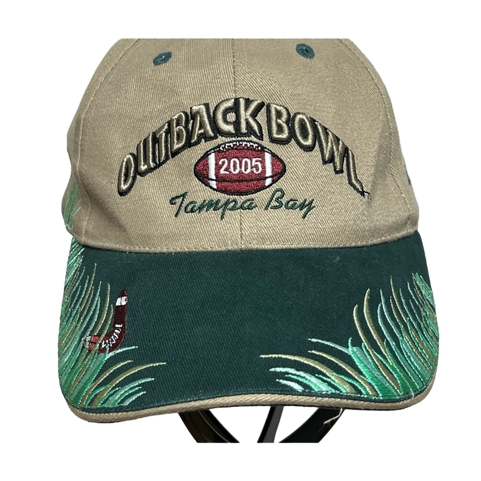 Vintage VINTAGE OUTBACK BOWL GEORGIA VS. WISCONSIN NCAA HAT CAP NWT Size ONE SIZE - 2 Thumbnail