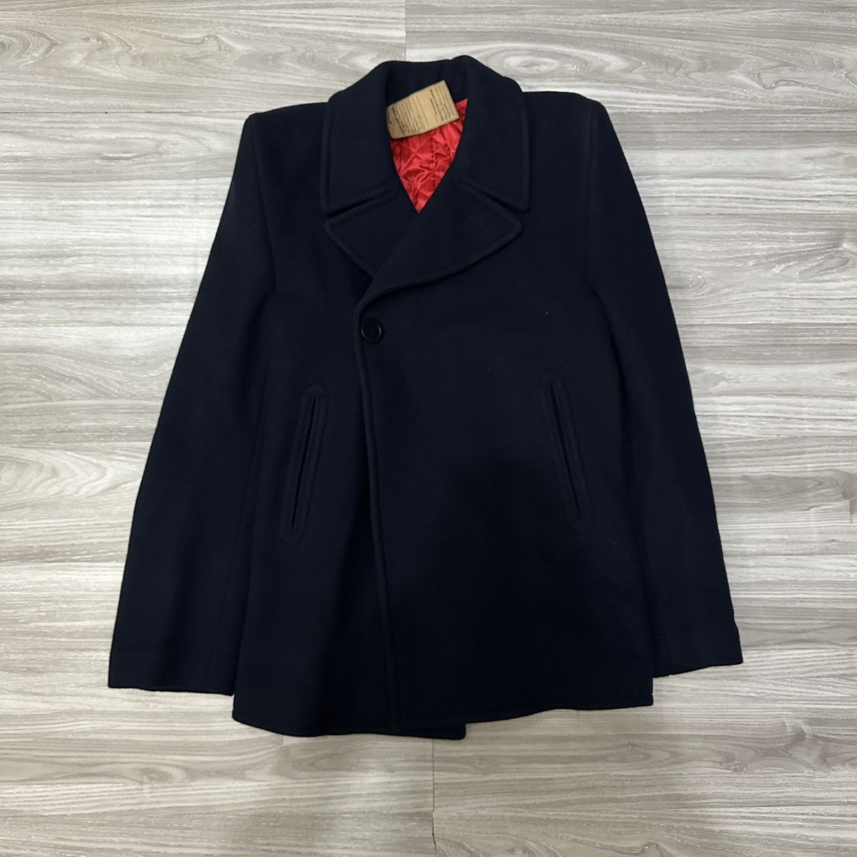 Balenciaga Balenciaga F/W 2019 Steriod shoulder Peacoat jacket Size US S / EU 44-46 / 1 - 2 Thumbnail