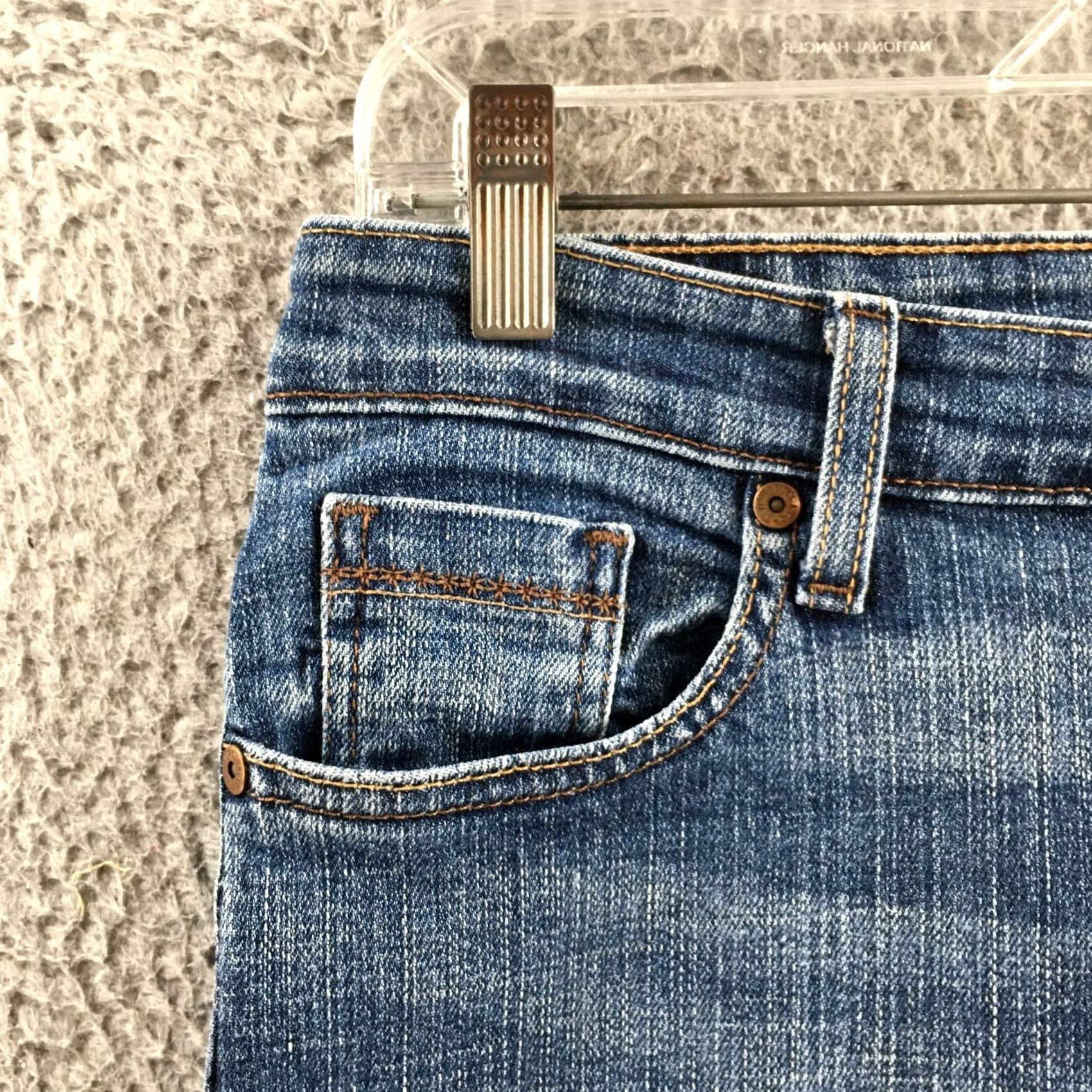 Levi's Levi's Mid Rise Skinny Jeans Womens 6M Blue Zip Fly Stretch Regular Fit Denim Jeans Size 28" / US 6 / IT 42 - 3 Thumbnail