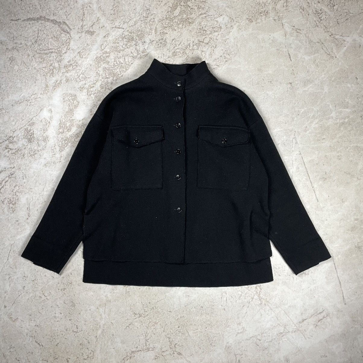 Barena × Barena Venezia Barena Venezia Men's Oversize Wool Uncut Overshirt Sweater Size US L / EU 52-54 / 3 - 5 Thumbnail