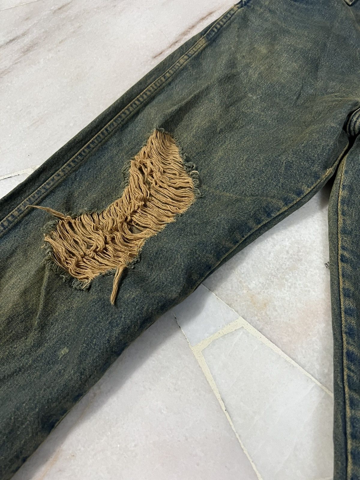 Wrangler Wrangler Distressed Rusty Jeans W30 Size US 30 / EU 46 - 7 Thumbnail