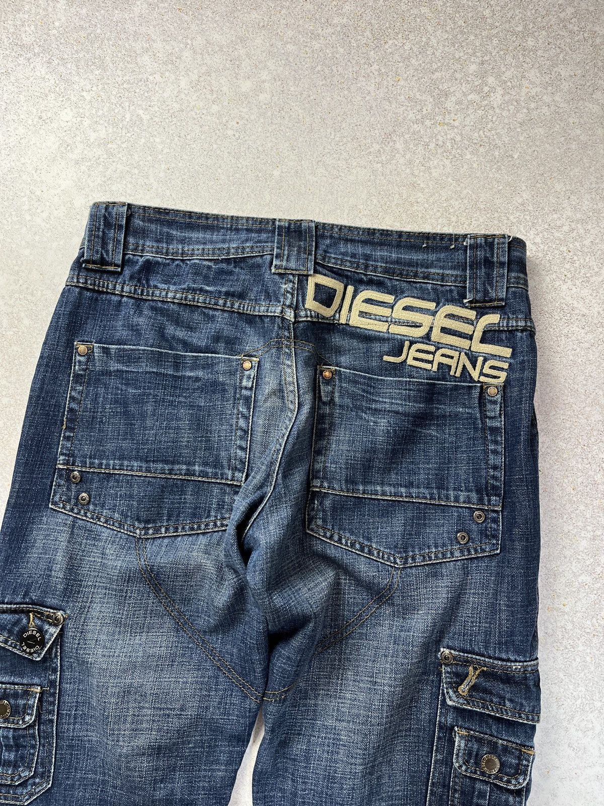 Diesel Diesel Y2K Multipocket Cargo Patchwork Denim Japanese Jeans Size US 34 / EU 50 - 3 Thumbnail