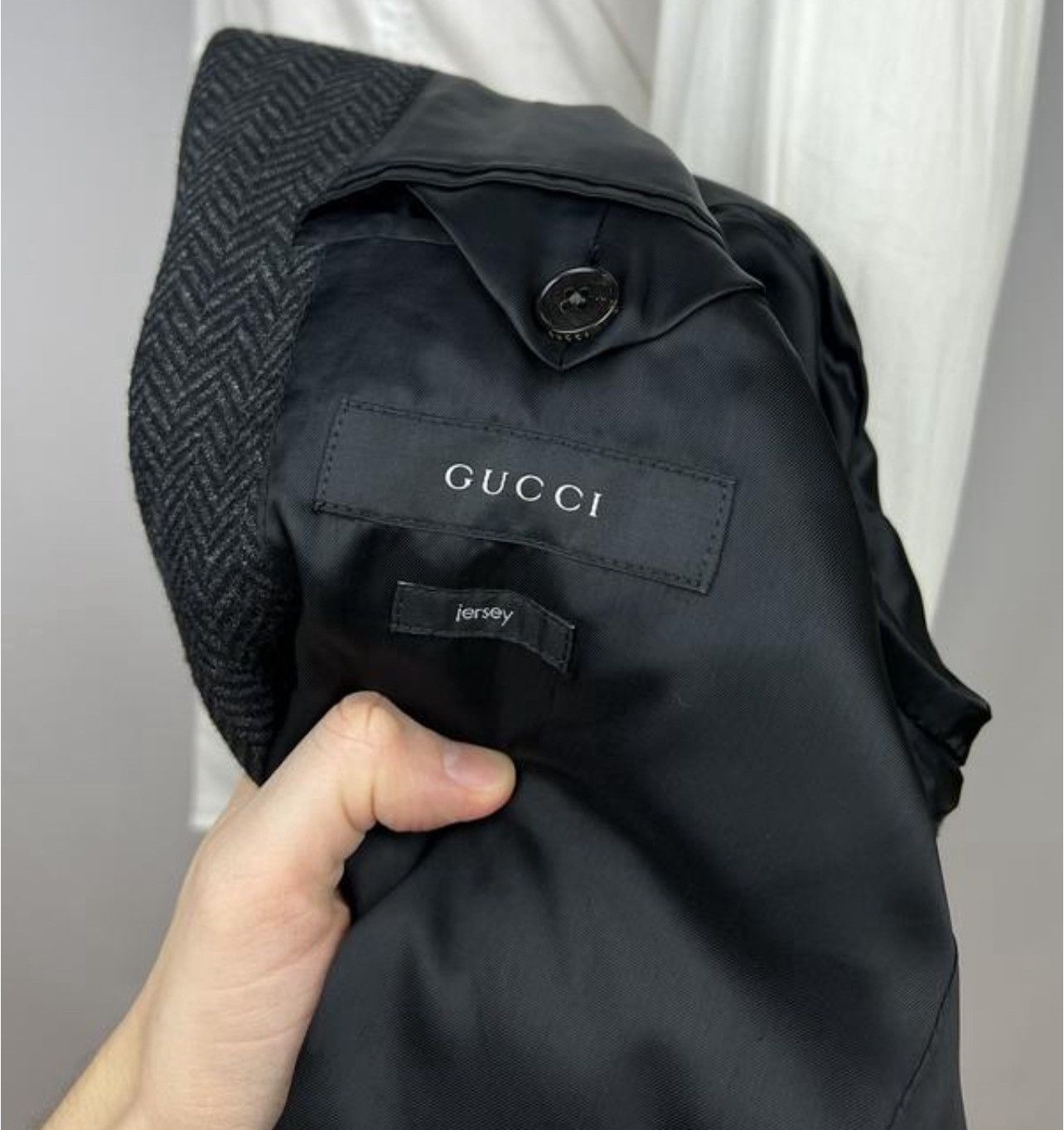 Gucci Gucci tweed wool blend blazer Size 52R - 9 Thumbnail