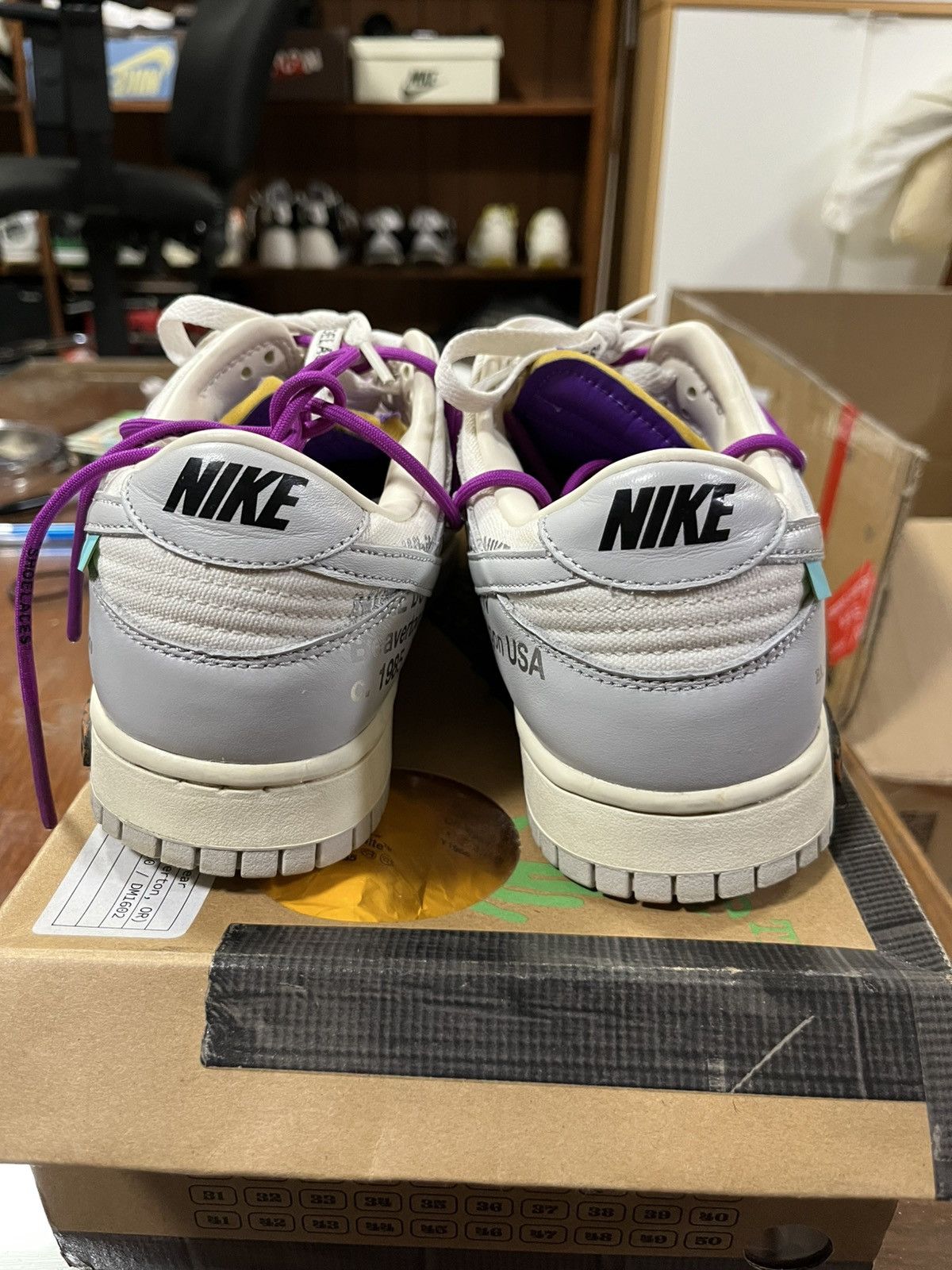 Nike × Off-White Off white dunk lot 28 size 9 Size US 9 / EU 42 - 4 Thumbnail