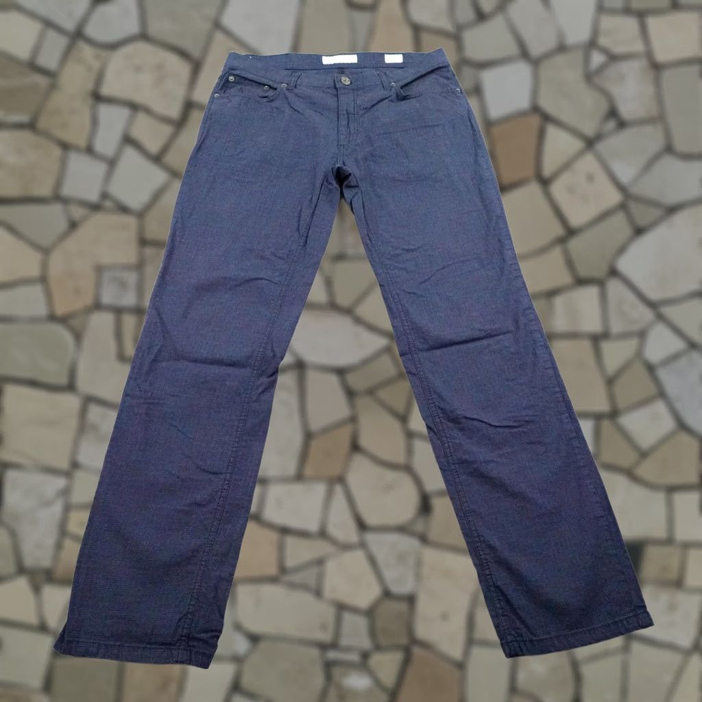 BRAX BRAX Pants Mens Blue Plaid Cooper Fancy Chino Regular Straight 34x32 Size US 34 / EU 50 - 1 Thumbnail