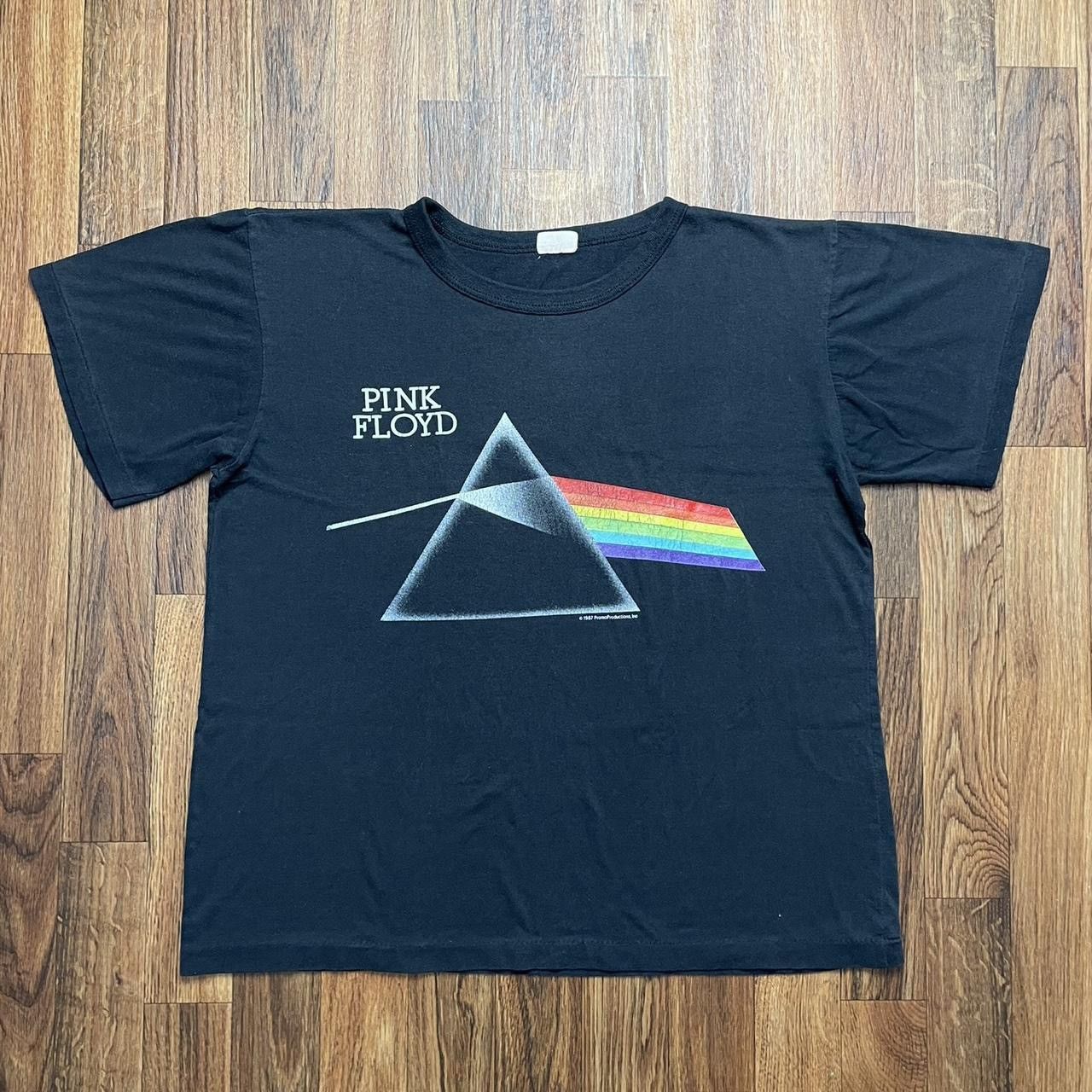Pink Floyd × Vintage Pink Floyd Vintage Tour Shirt 1987 Black Dark Side Size US XS / EU 42 / 0 - 1 Thumbnail