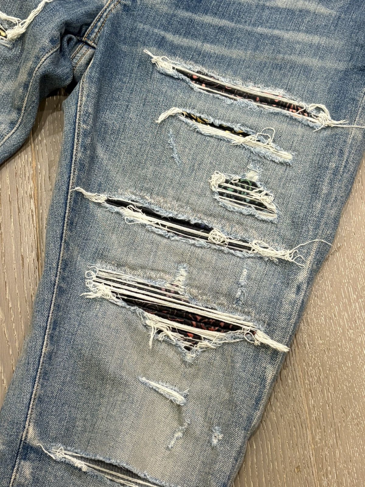 Amiri Amiri MX1 Distressed Jeans Size US 32 / EU 48 - 2 Thumbnail