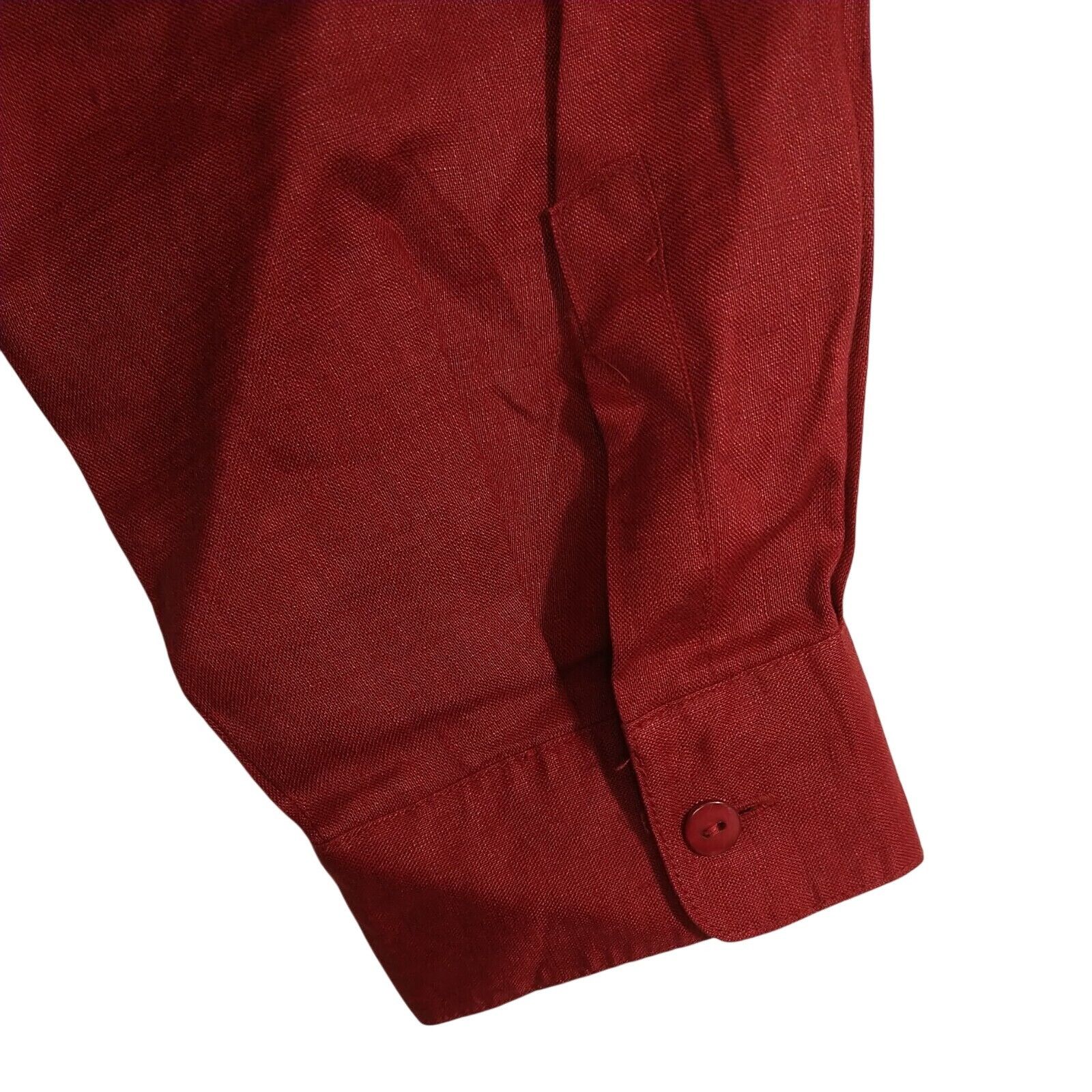 Other Gerard Pasquier Button Up Linen Flax Shirt Women Size 48 L Size L / US 10 / IT 46 - 6 Thumbnail