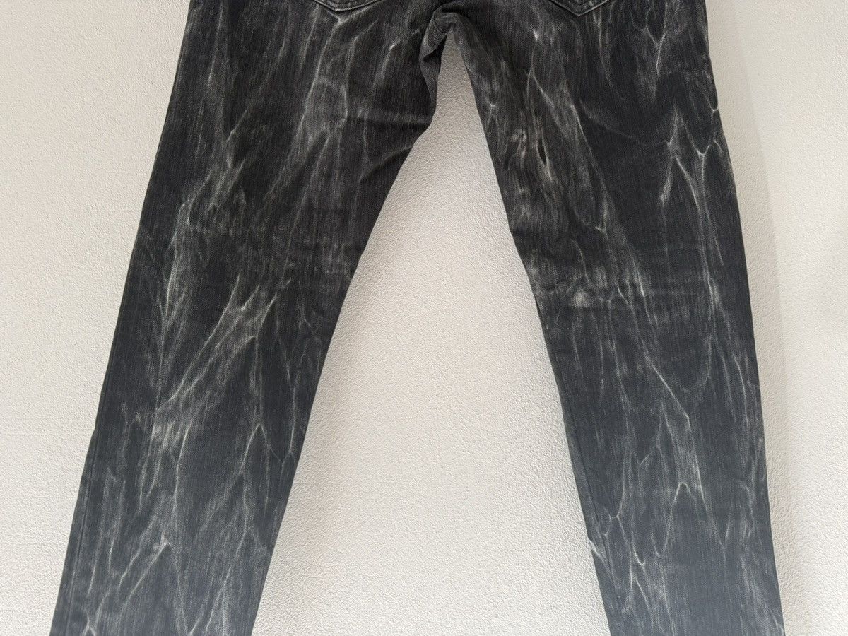 Saint Laurent Paris Black Denim Jeans with Bleached Finish Size US 32 / EU 48 - 8 Thumbnail
