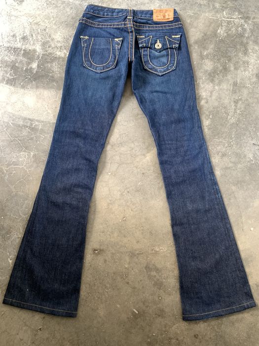 If Six Was Nine Flare Jeans True Religion Made in USA Low Rise Bootcut ...