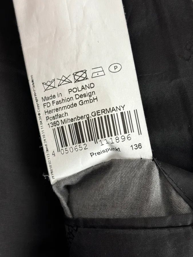Karl Lagerfeld Lagerfeld Grey Cotton Officer Buttoned Blazer Jacket Size 42R - 12 Thumbnail