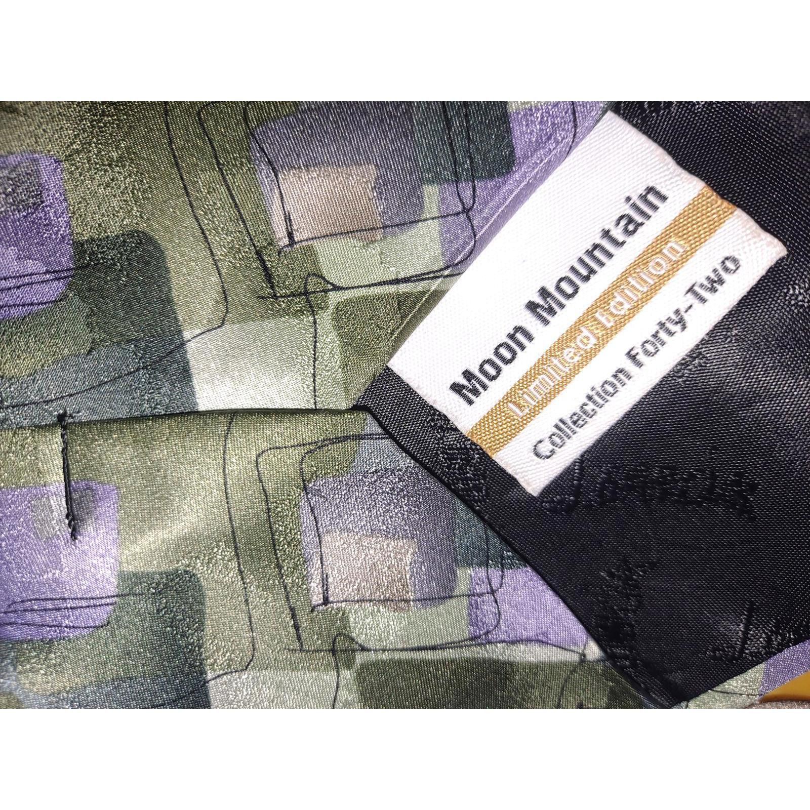 Other New 3 Jerry Garcia Ties Snail Garden Moon Mountain Overlooki Size ONE SIZE - 9 Thumbnail