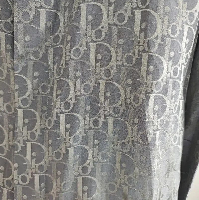 Dior Dior Summer Gray Silk Shirt . Size L / US 10 / IT 46 - 3 Thumbnail