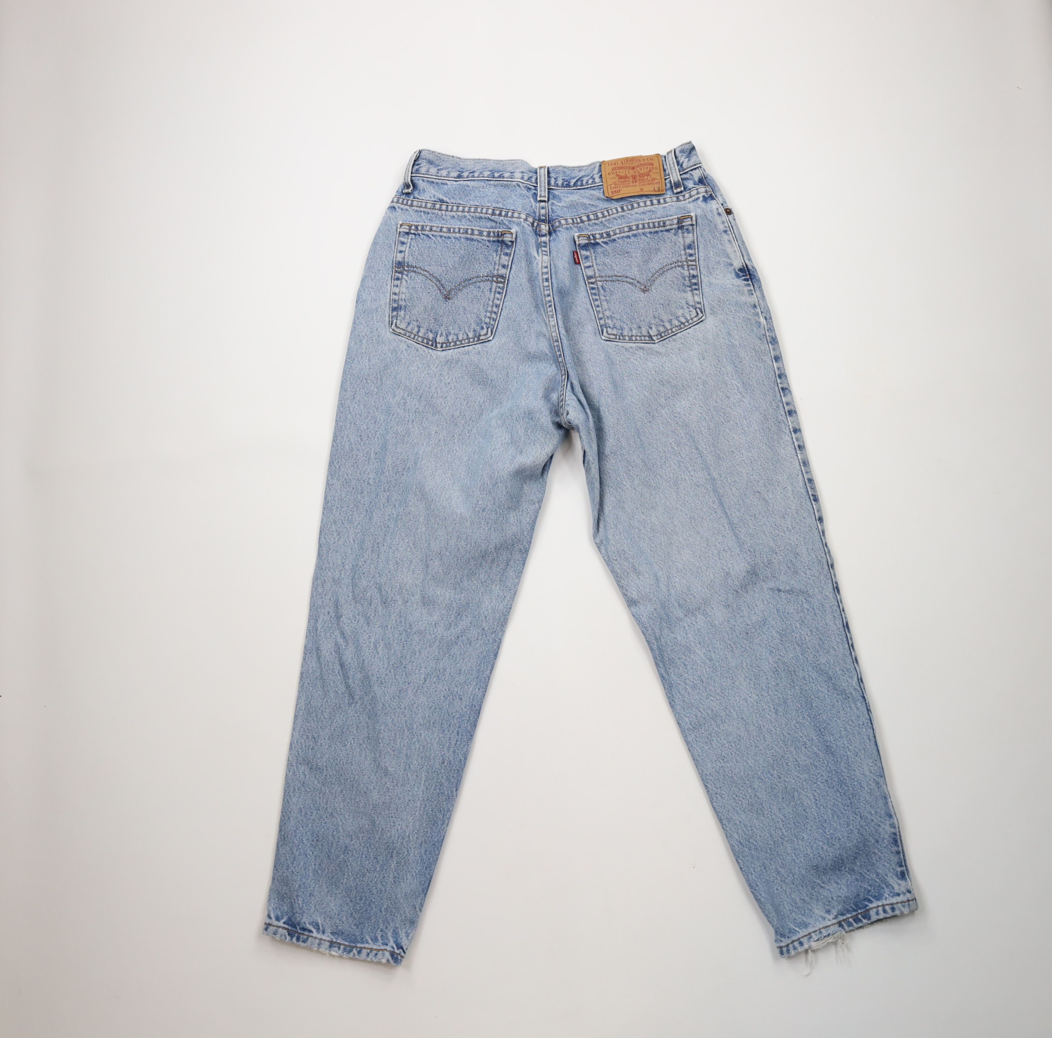 Levi's × Vintage Vintage Y2K 2002 Levis 550 Relaxed Fit Tapered Leg Jeans Size 38" / US 16 / IT 52 - 2 Thumbnail