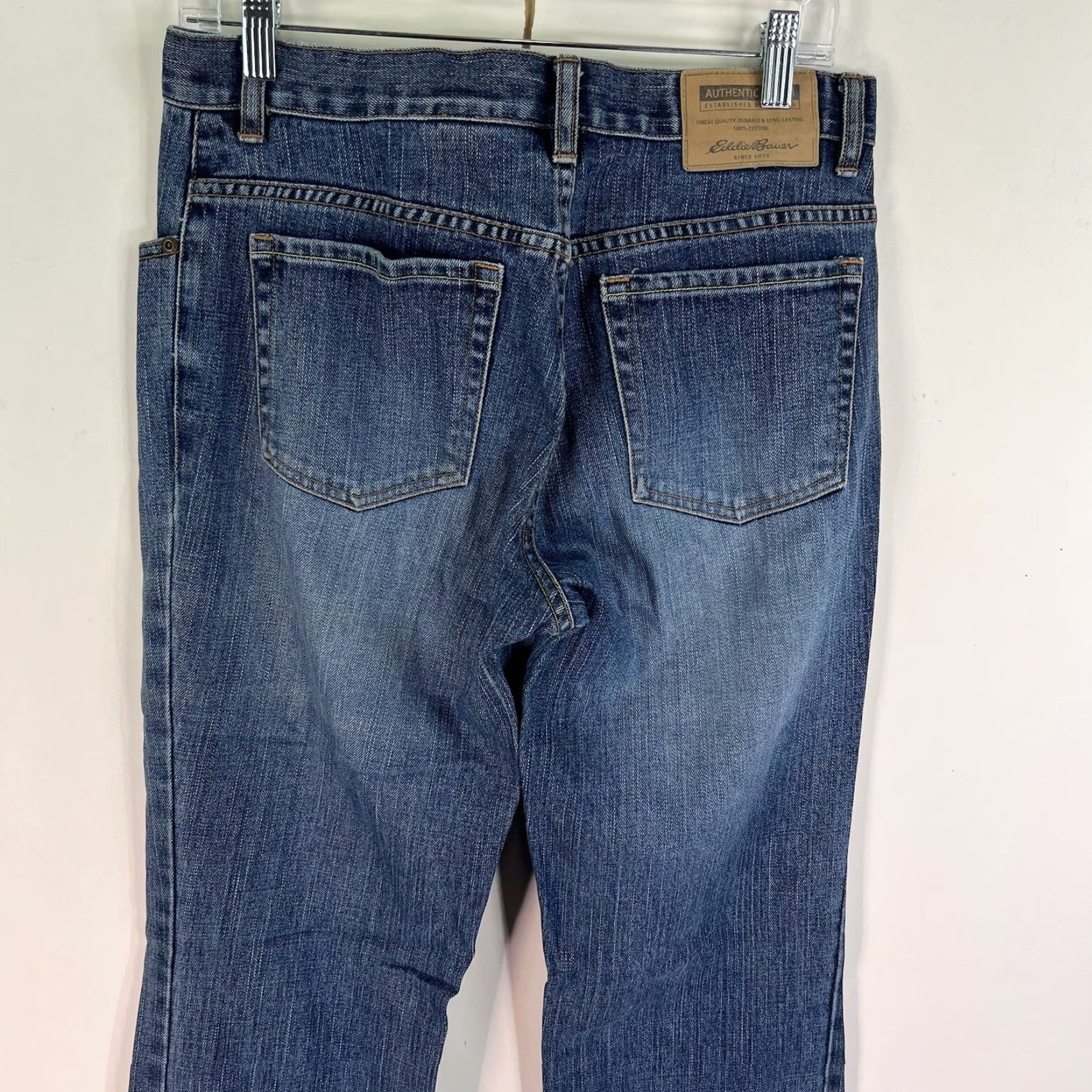 Eddie Bauer Eddie Bauer Jeans Women Blue 30X32 Reg Fit Straight Leg Denim Size 8 Size 30" / US 8 / IT 44 - 7 Thumbnail