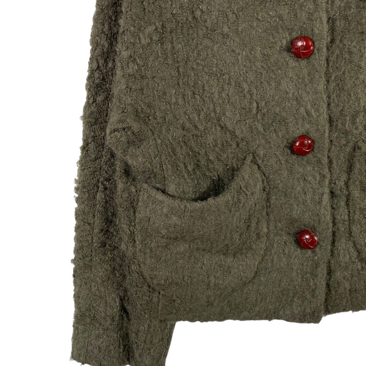 Paul Smith PAUL SMITH Paul Plus Deep Pile Sherpa Button Up Tweed Coat Size US M / EU 48-50 / 2 - 4 Thumbnail