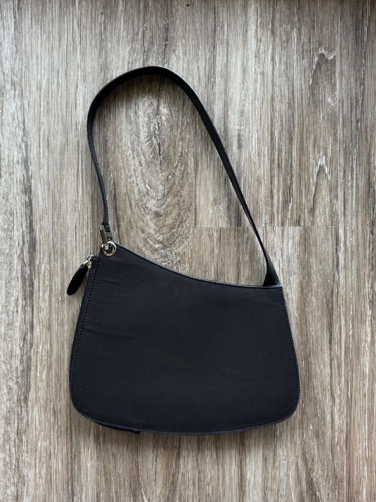 Bally × Vintage Vintage BALLY mini Bag Saddle Pochette Nylon & Leather Size ONE SIZE - 1 Thumbnail