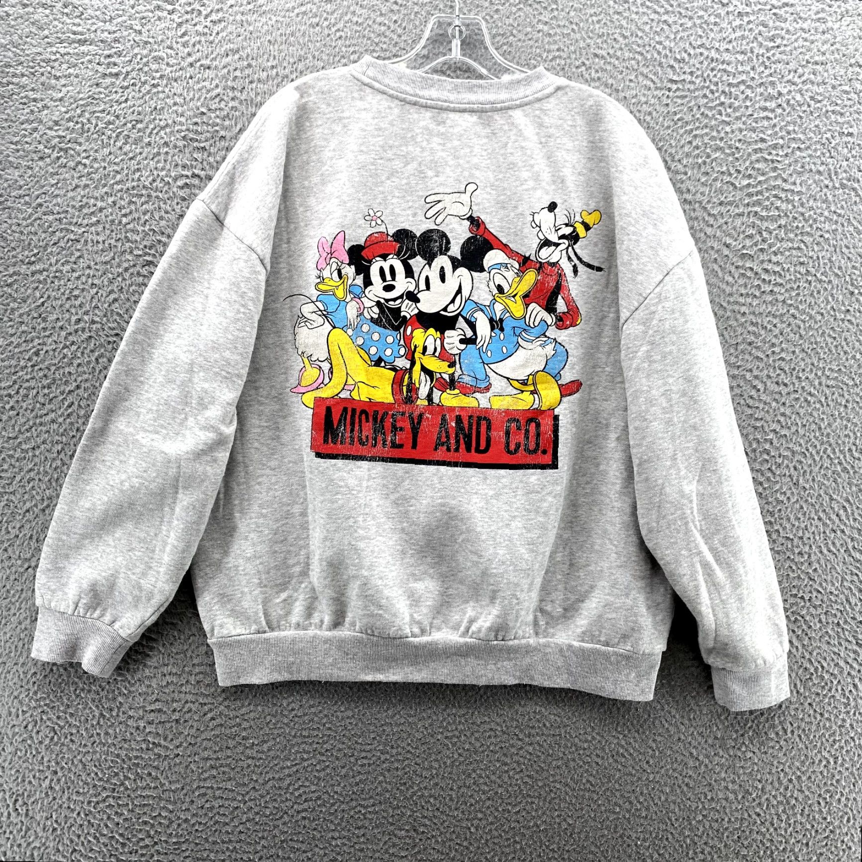 Mickey & Co. Mickey & Co. Sweatshirt Men XL Crewneck Disney Daisy Duck Pluto Retro Streetwear Size US XL / EU 56 / 4 - 4 Thumbnail