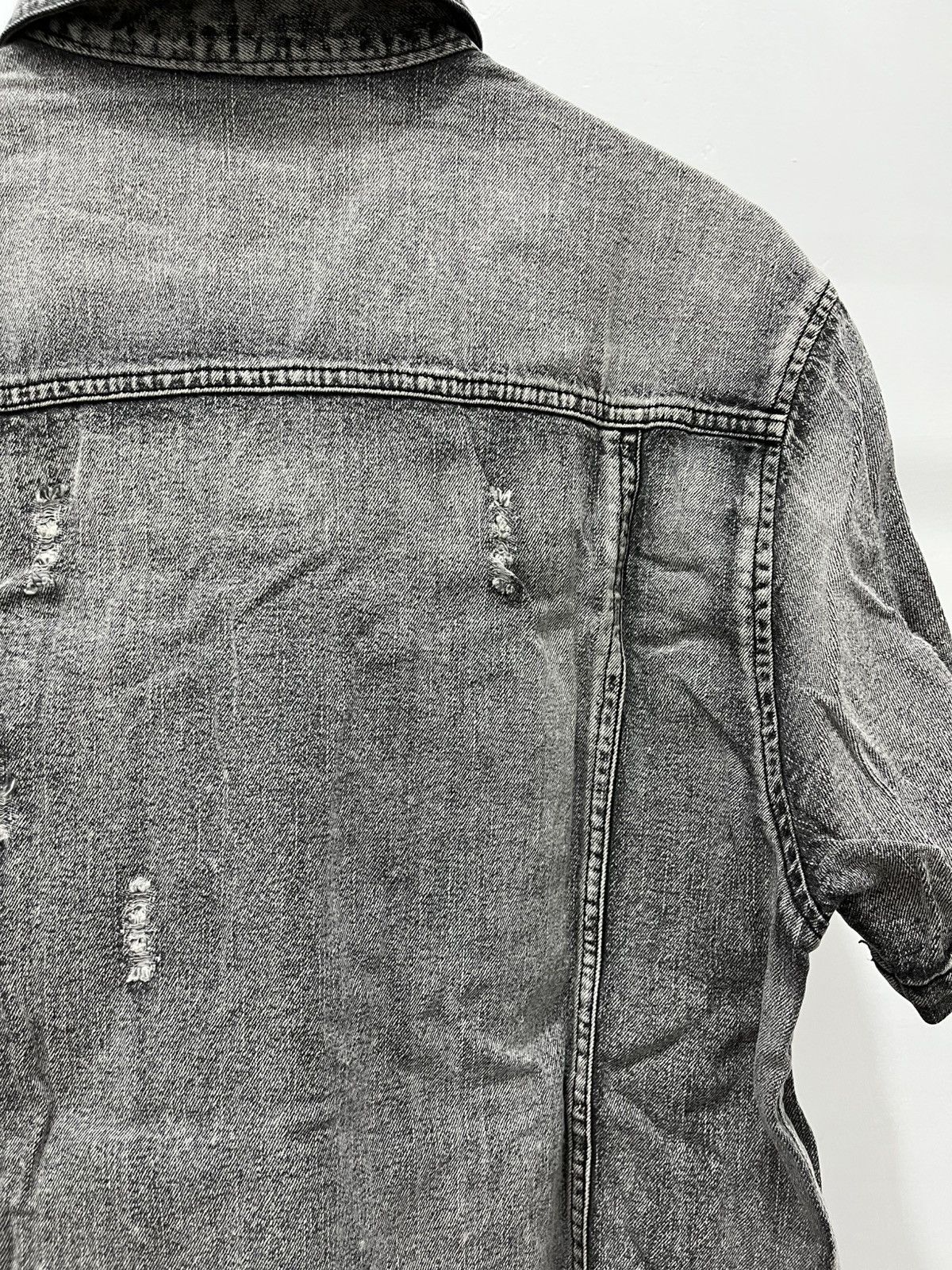 In The Attic × Japanese Brand IN THE ATTIC DENIM SHORT SHIRT Size US M / EU 48-50 / 2 - 11 Thumbnail