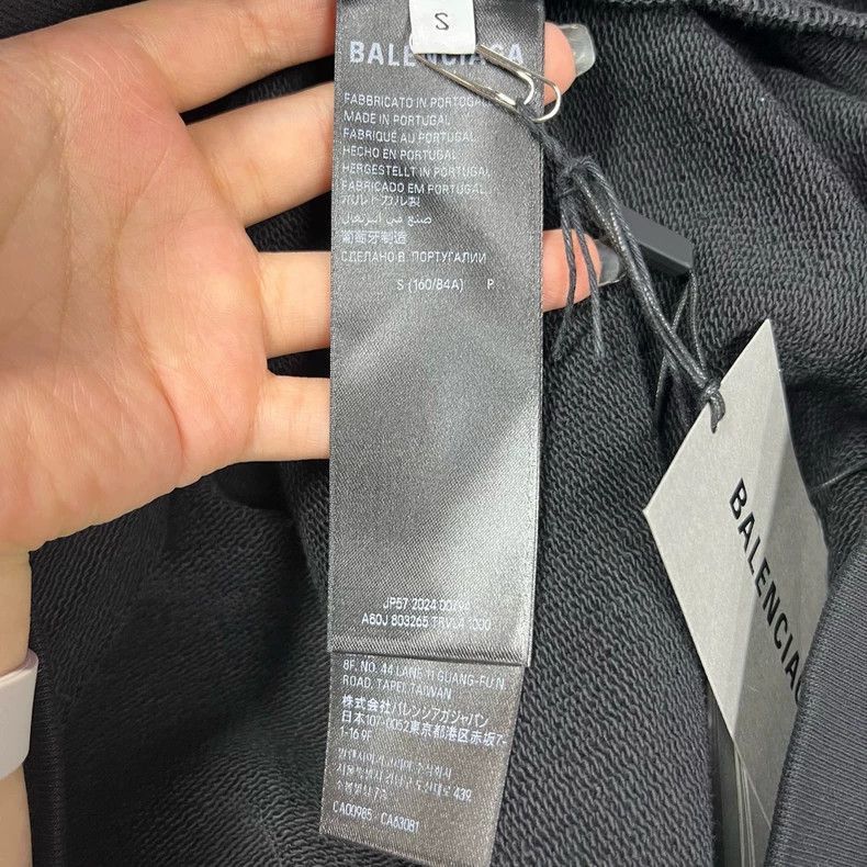 Balenciaga Balenciaga Black Letter Print Hoodie Sweatshirt-2505 Size US S / EU 44-46 / 1 - 3 Thumbnail