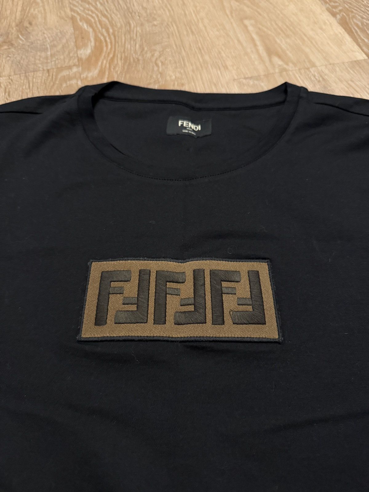 Fendi Fendi Logo T shirt Size US L / EU 52-54 / 3 - 2 Thumbnail