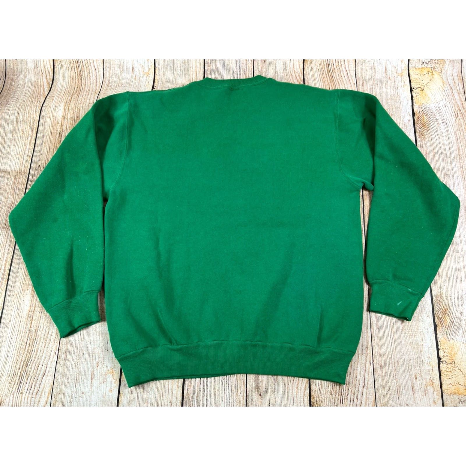 Vintage VINTAGE Russell Sweatshirt Pullover University 80s St. Pats St. Patricks Day Green Cotton Blend Size M Unisex Adults Burger? Size US M / EU 48-50 / 2 - 3 Thumbnail