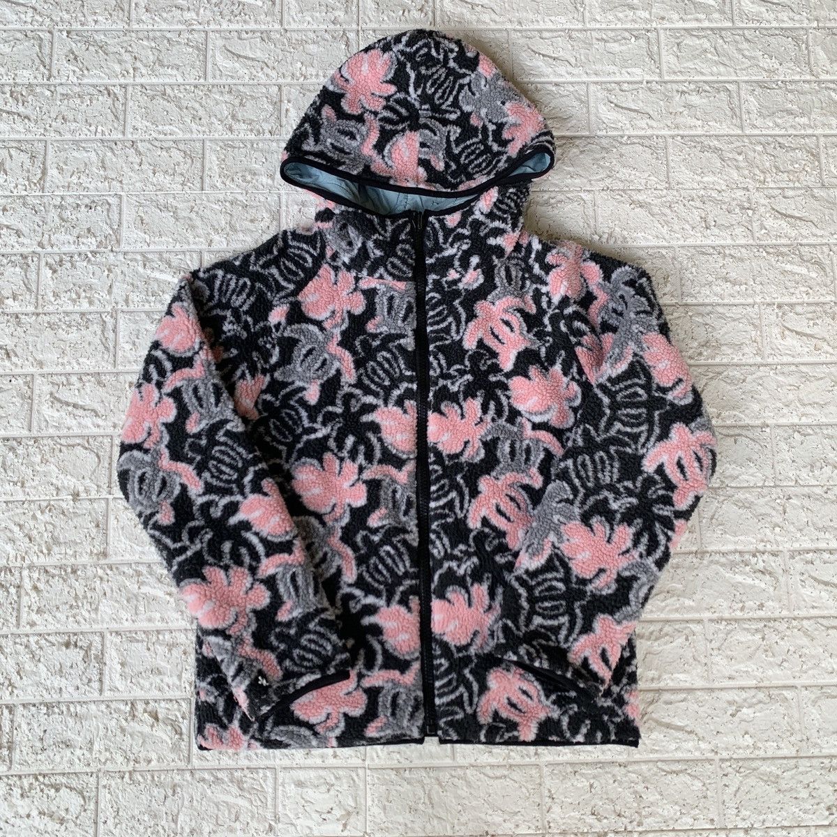 Other Hawaii Hula Lani Sherpa Riversible Fleece Jacket Hoodie Size US S / EU 44-46 / 1 - 9 Thumbnail