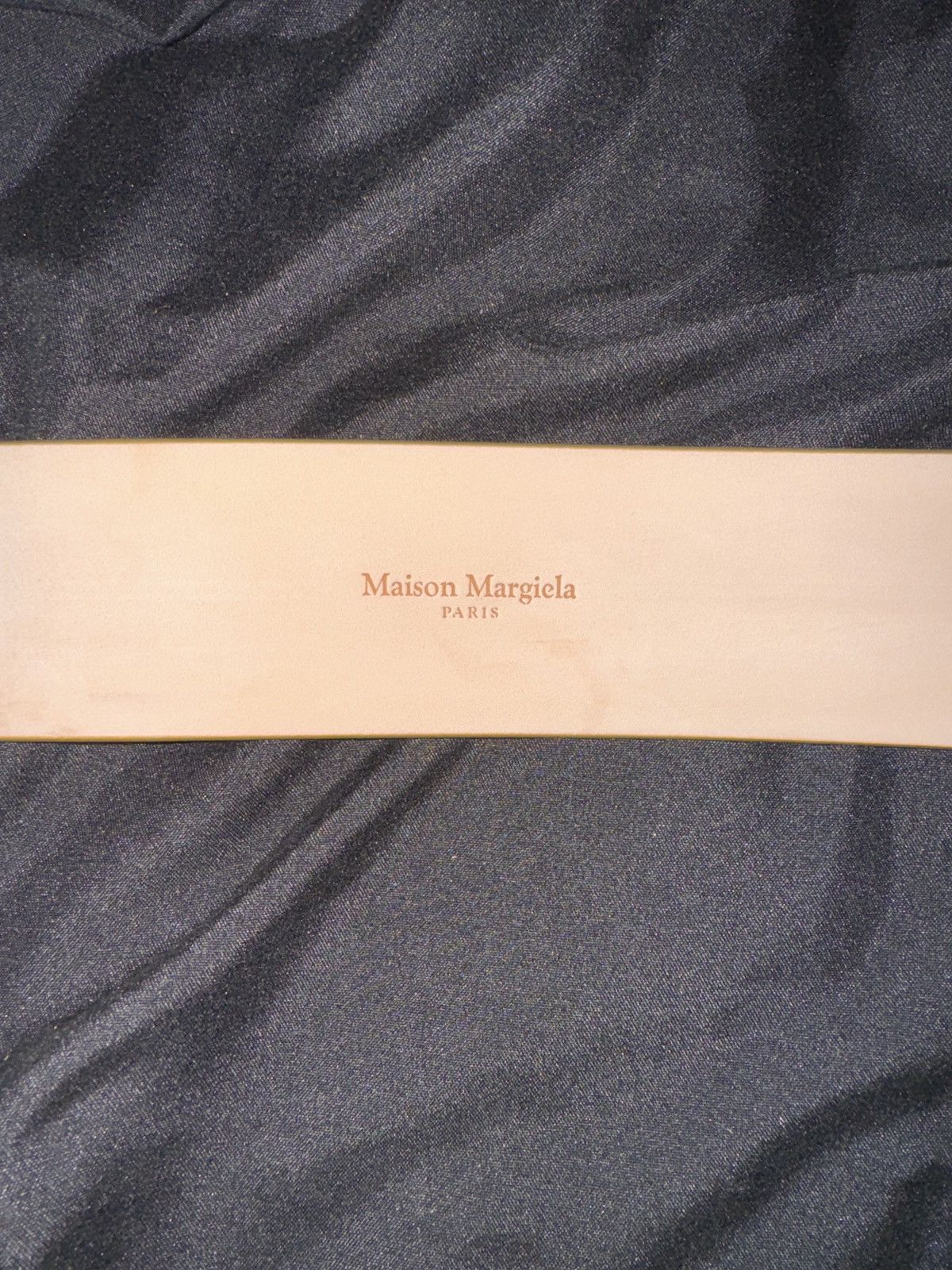 Maison Margiela Beige Four Stitches Belt Size 40 - 4 Thumbnail