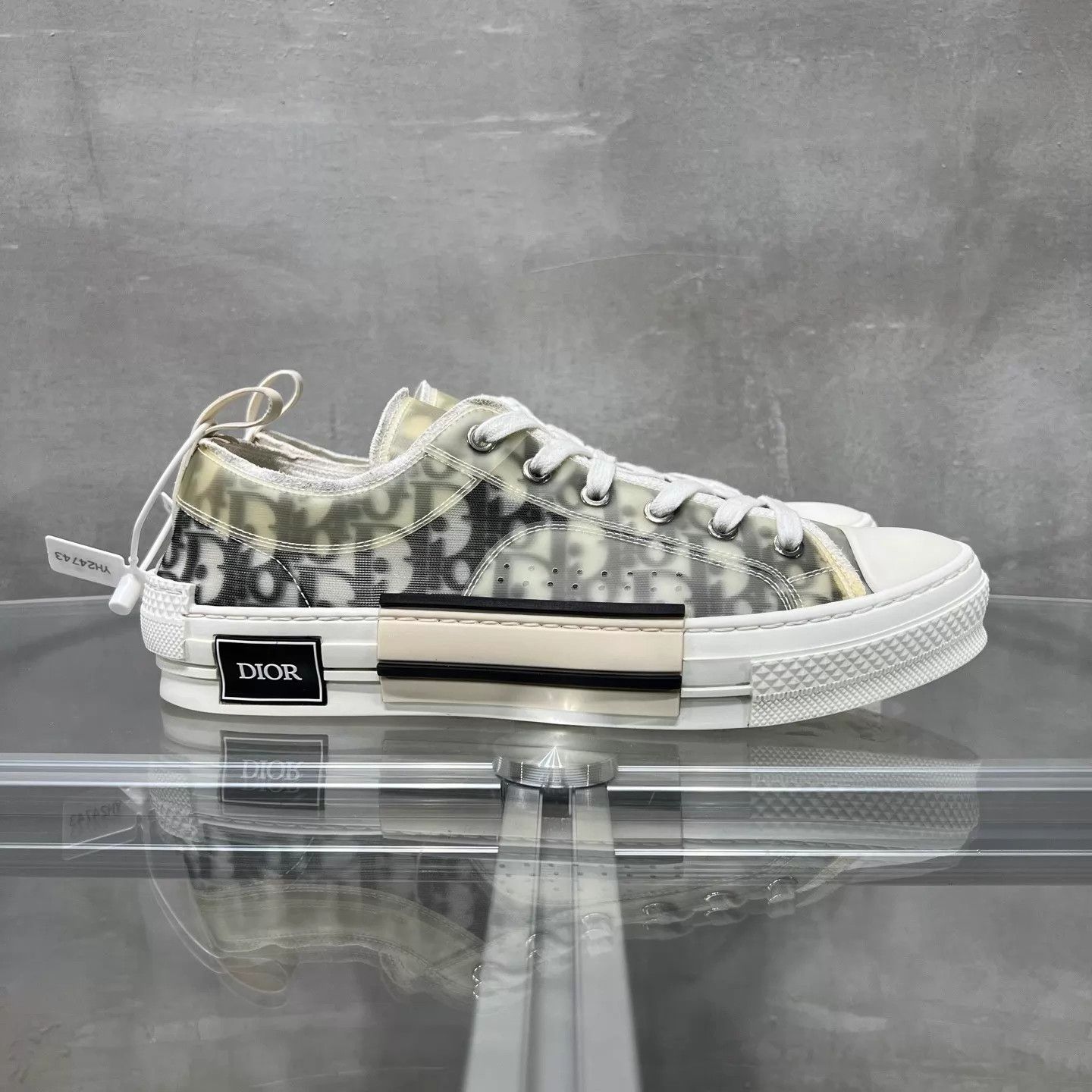 Dior Dior B23 Monogram Low-Top Sneakers 42 Size US 9 / EU 42 - 4 Thumbnail