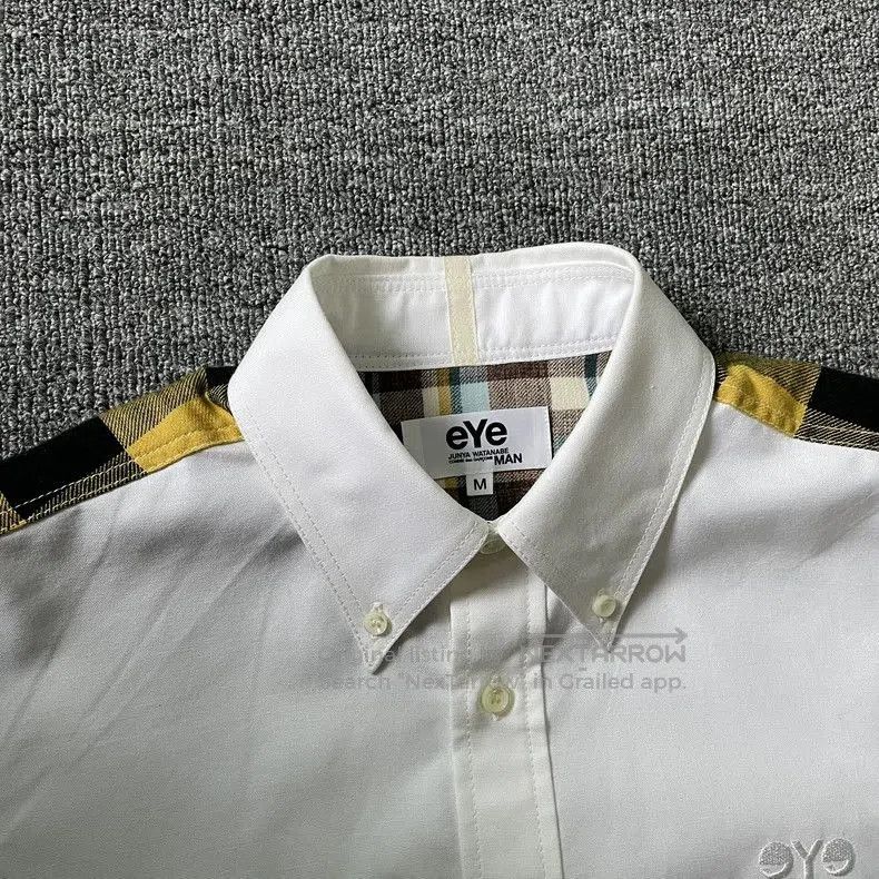 Junya Watanabe cdg junya watanabe man embroidered check shirt . Size US M / EU 48-50 / 2 - 2 Thumbnail
