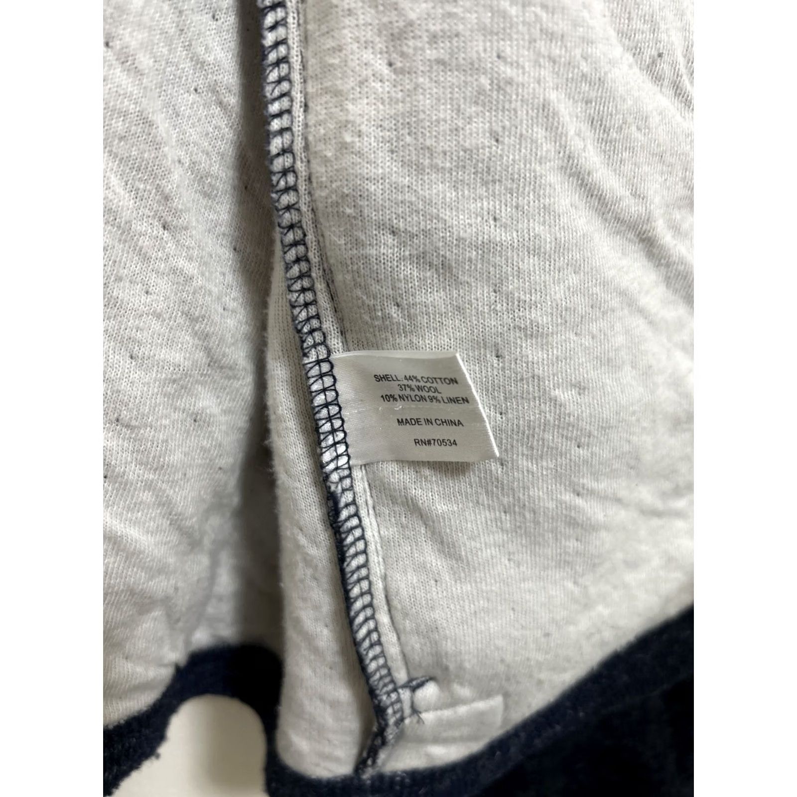 Orvis Orvis Sweater Mens XL Blue Full Zip Pockets Collared Knit Wool Linen Outerwear Walking Outdoor Bag Pockets YKK Regular Modern 100% Polyester Size US XL / EU 56 / 4 - 7 Thumbnail